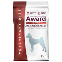 Award Veterinary Diet Hepatic, корм д/собак при заболеваниях печени